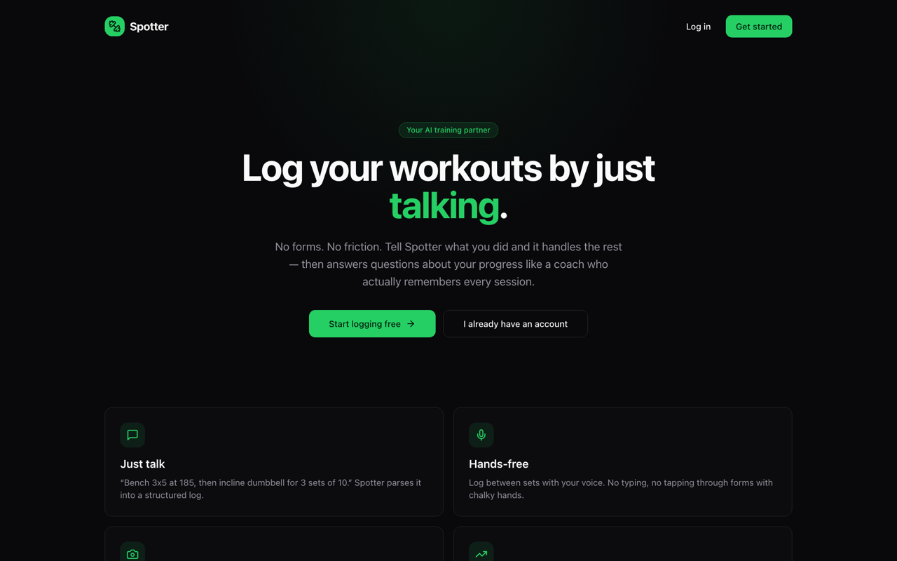 Screenshot of Spotter